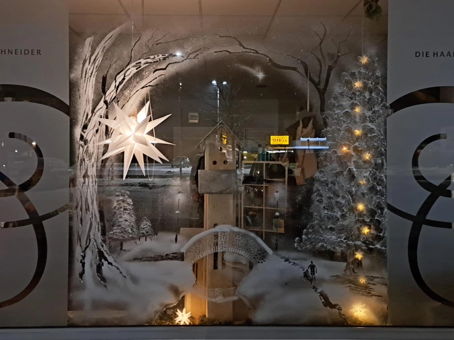 Schneefenster Kunst Anja Elly