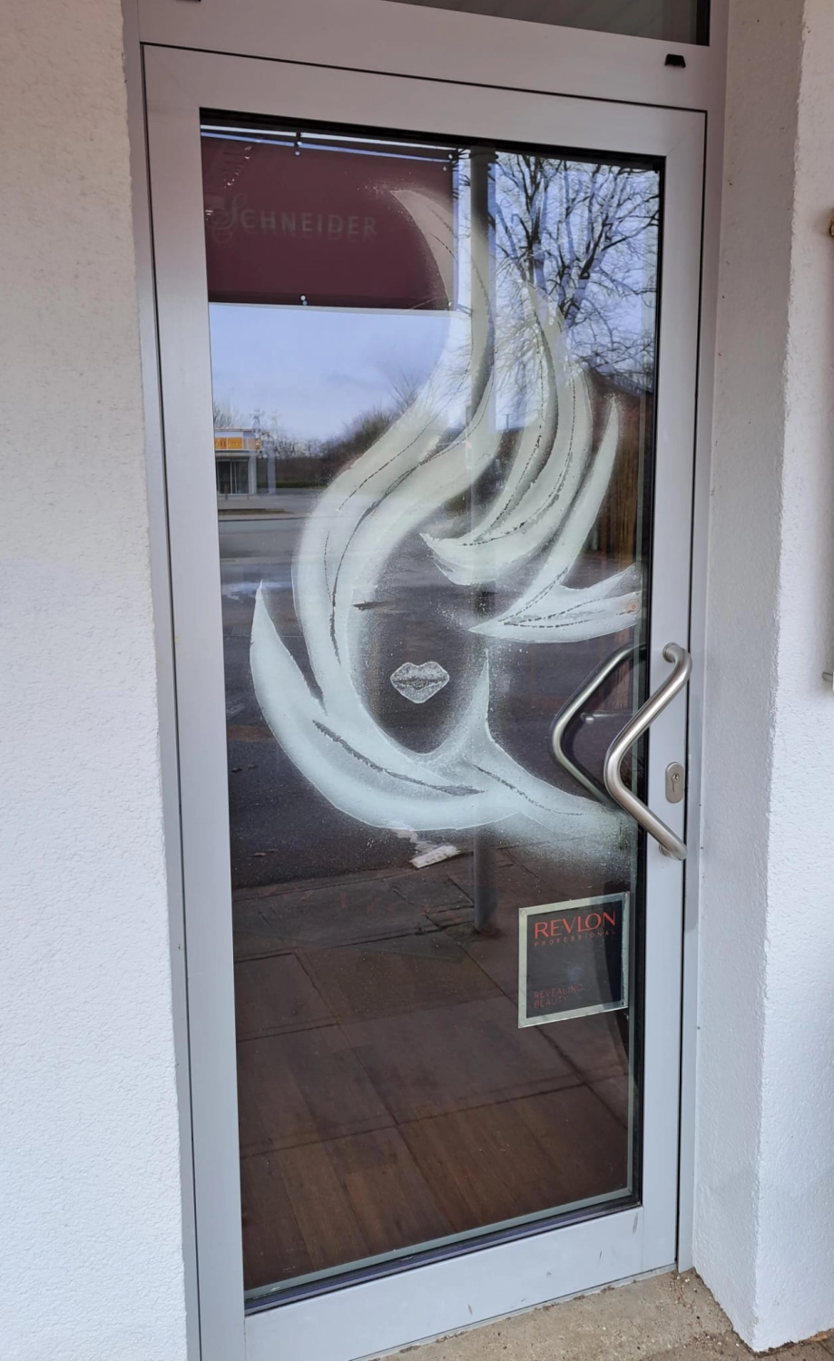 Schneefenster Kunst Anja Elly