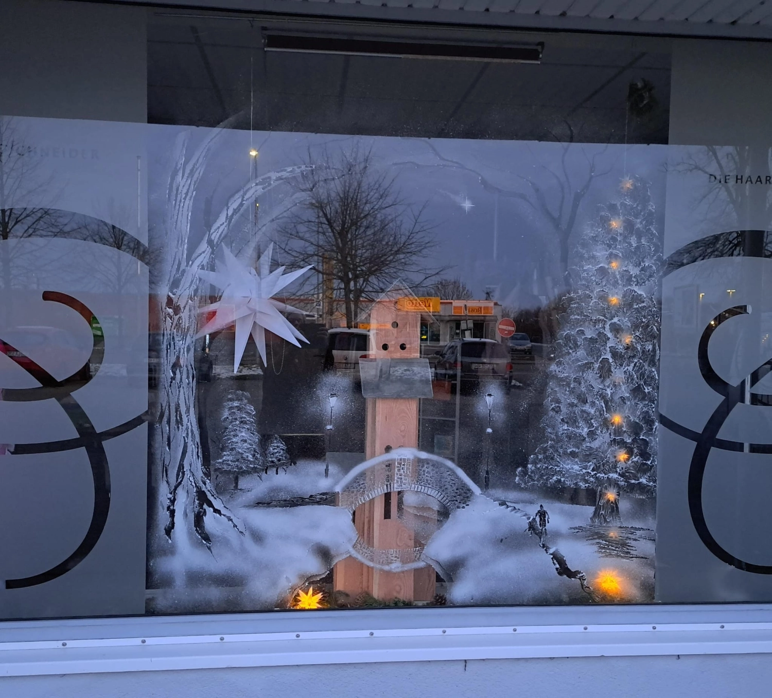 Schneefenster Kunst Anja Elly