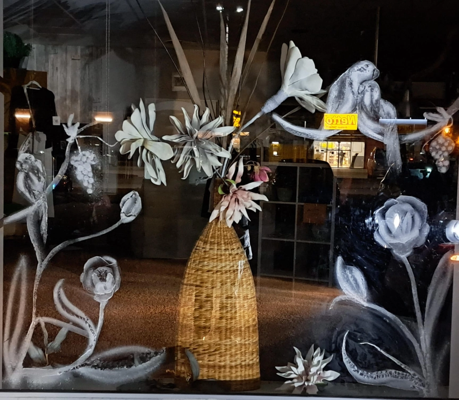Schneefenster Kunst Anja Elly