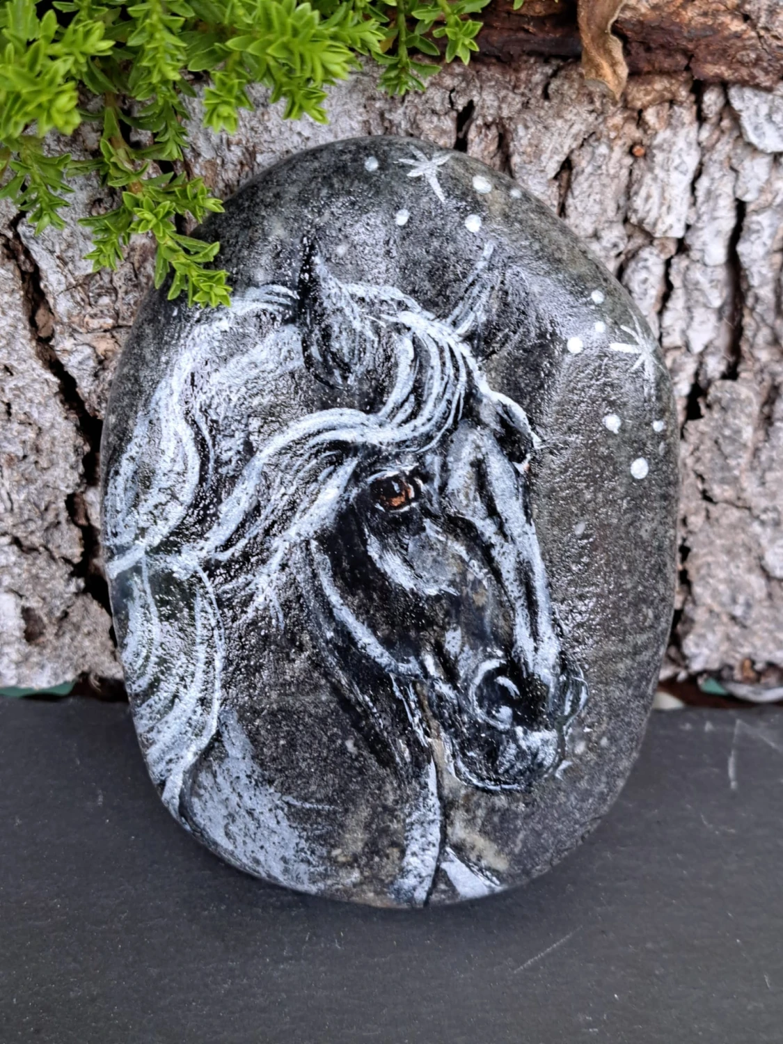 Schneefenster Kunst Anja Elly